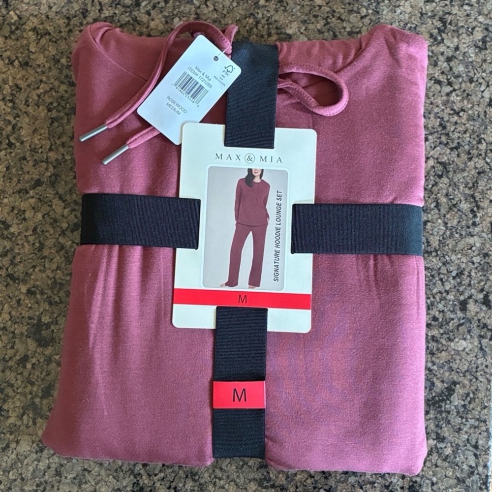 Max & Mia Rosewood Hoodie Lounge Set - M - Picture 3 of 3